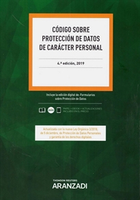 Books Frontpage Código sobre protección de datos de carácter personal (Papel + e-book)