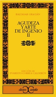 Books Frontpage Agudeza y arte de ingenio, II                                                   .