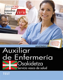 Books Frontpage Auxiliar Enfermería. Servicio vasco de salud-Osakidetza. Test