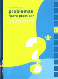 Books Frontpage Cuaderno 5 (Problemas para practicar matemáticas) Primaria