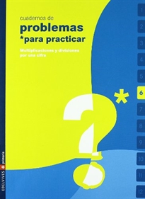 Books Frontpage Cuaderno 6 (Problemas para practicar Matemáticas) Primaria