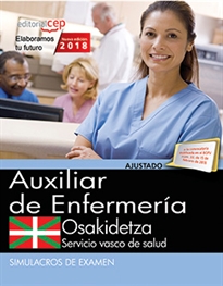 Books Frontpage Auxiliar Enfermería. Servicio vasco de salud-Osakidetza. Simulacros de examen