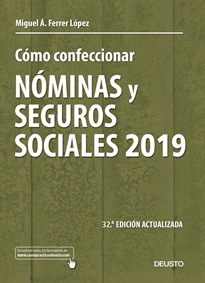 Books Frontpage Cómo confeccionar nóminas y seguros sociales 2019