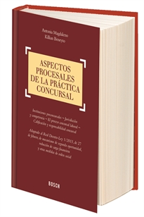 Books Frontpage Aspectos procesales de la práctica concursal