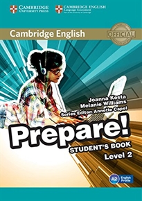 Books Frontpage Cambridge English Prepare! Level 2 Student's Book