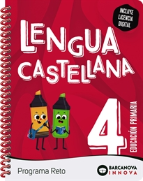 Books Frontpage Reto 4. Lengua castellana