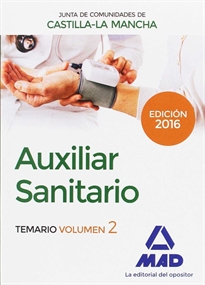 Books Frontpage Auxiliar Sanitario (Personal Laboral de La Junta de Comunidades de Castilla-La Mancha). Temario Volumen 2