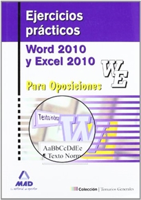 Books Frontpage Ejercicios prácticos de Word y Excel 2010 para oposiciones