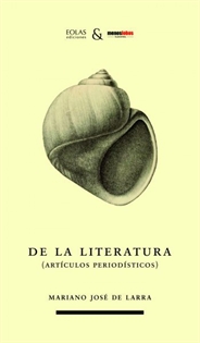 Books Frontpage De la literatura