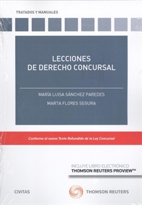 Books Frontpage Lecciones de Derecho Concursal (Papel + e-book)