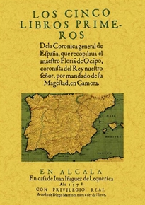 Books Frontpage Los cinco libros primeros de la Coronica General de España
