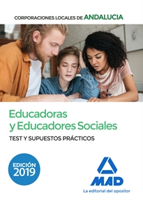 Books Frontpage Educadoras y Educadores Sociales de Corporaciones Locales de Andalucía. Test y supuestos práctico