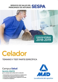 Books Frontpage Celador del Servicio de Salud del Principado de Asturias (SESPA). Temario y test Parte Específica