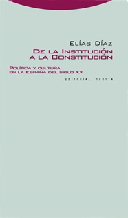 Books Frontpage De la institución a la constitución