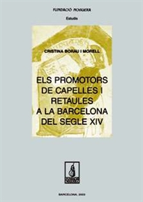 Books Frontpage Els promotors de capelles i retaules a la Barcelona del segle XIV