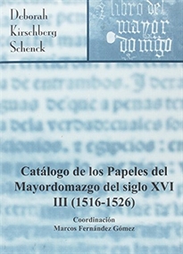 Books Frontpage Catálogo de los papeles del mayordomazgo del siglo XVI (1516-1526)