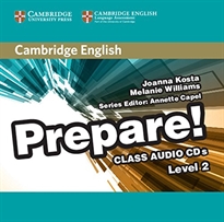 Books Frontpage Cambridge English Prepare! Level 2 Class Audio CDs (2)