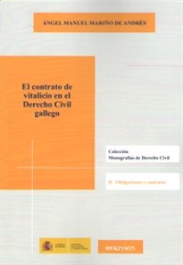 Books Frontpage El contrato de vitalicio en el derecho civil gallego