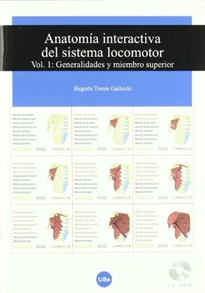 Books Frontpage Anatomía interactiva del sistema locomotor. Volumen I: Generalidades y miembro superior  (CD-ROM + Folleto)