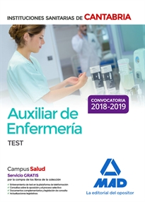 Books Frontpage Auxiliar de Enfermería en las Instituciones Sanitarias de la Comunidad Autónoma de Cantabria Test