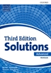 Front pageSolutions 3rd Edition Advanced. Workbook