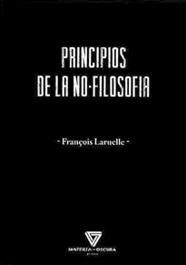 Books Frontpage Principios De La No-Filosofía