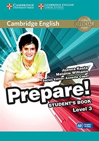 Books Frontpage Cambridge English Prepare! Level 3 Student's Book