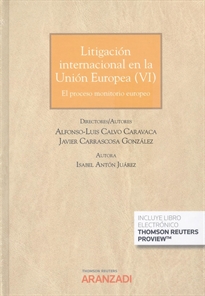 Books Frontpage Litigación internacional en la Unión Europea (VI) (Papel + e-book)