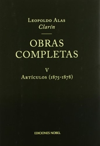 Books Frontpage OBRAS COMPLETAS CLARIN. Tomo V