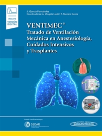 Books Frontpage VENTIMEC. Tratado de Ventilación Mecánica en Anestesiología, Cuidados Intensivos y Trasplantes+ebook