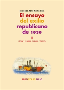 Books Frontpage El ensayo del exilio republicano de 1939. I