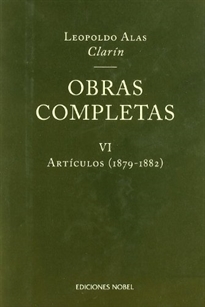 Books Frontpage OBRAS COMPLETAS CLARIN. Tomo VI