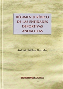 Books Frontpage Régimen jurídico de las entidades deportivas andaluzas