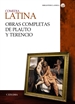 Front pageComedia latina. Obras completas de Plauto y Terencio