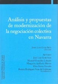 Books Frontpage Análisis y propuestas de modernización de la negociación colectiva en Navarra