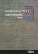Front pageAuxiliar Administrativo, Universidad de Vigo. Temario