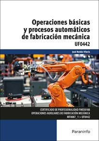 Books Frontpage Operaciones básicas y procesos automáticos de fabricación mecánica