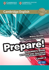 Books Frontpage Cambridge English Prepare! Level 3 Teacher's Book with DVD and Teacher's Resources Online