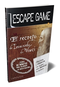 Books Frontpage Escape game. El secreto de Leonardo da Vinci