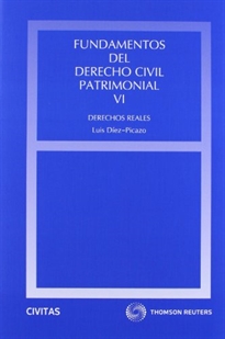 Books Frontpage Fundamentos del Derecho Civil Patrimonial. VI - Derechos Reales