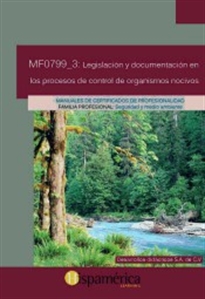 Books Frontpage MF0799_3 Legislación y documentación en los procesos de control de organismos nocivos