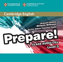 Books Frontpage Cambridge English Prepare! Level 3 Class Audio CDs (2)