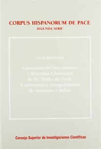 Books Frontpage Catecismo del Sacromonte y Doctrina christiana de Fr. Pedro de Feria
