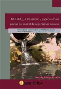 Books Frontpage MF0800_3 Desarrollo y supervisión de planes de control de organismos nocivos