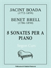 Front page8 sonates per a piano. Segon curs