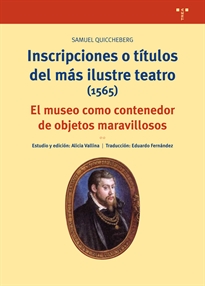 Books Frontpage Inscripciones o títulos del más ilustre teatro (1565)