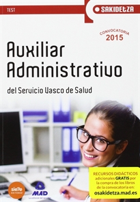 Books Frontpage Auxiliar Administrativo de Osakidetza-Servicio Vasco de Salud. Test