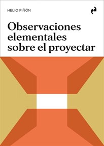 Books Frontpage Observaciones Elementales Sobre El Proyectar