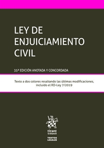 Books Frontpage Ley de enjuiciamiento civil 35ª Edición