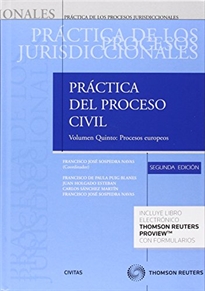 Books Frontpage Práctica del Proceso Civil. Tomo I. Volumen 5º. Procesos europeos (Papel + e-book)